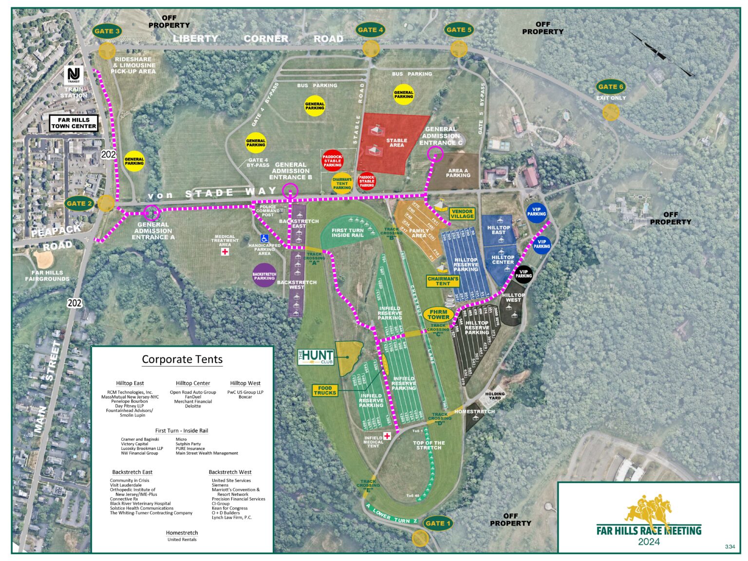 Event Map - Far Hills Race Meeting - Steeplechase Tickets